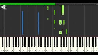 No More Tears - Ozzy Osbourne | Adelina Piano synthesia tutorial