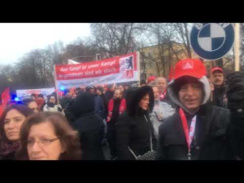 Ihr Völker der Welt, schaut auf Siemensstadt - Infinera Mitarbeiter Streiken 01.02.2019