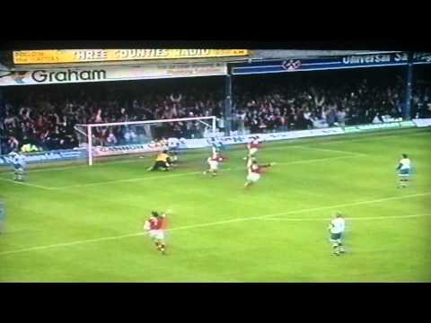 Luton Town 2-2 Crewe Alexandra League Play Off Semi Final 2L Oldfield 2  14th May 1997.AVI