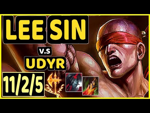 UMTI (LEE SIN) vs UDYR - 11/2/5 KDA JUNGLE CHALLENGER GAMEPLAY - KR