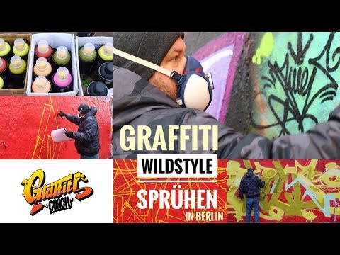 Graffiti - Wildstyle sprühen in Berlin - Graffiti Coach