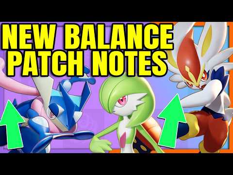 ATTACKER ARE BACK!! New Balance Patch Notes | Pokemon Unite