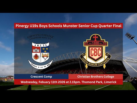 Pinergy Boys Schools U19s Munster Senior Cup Quarter Final