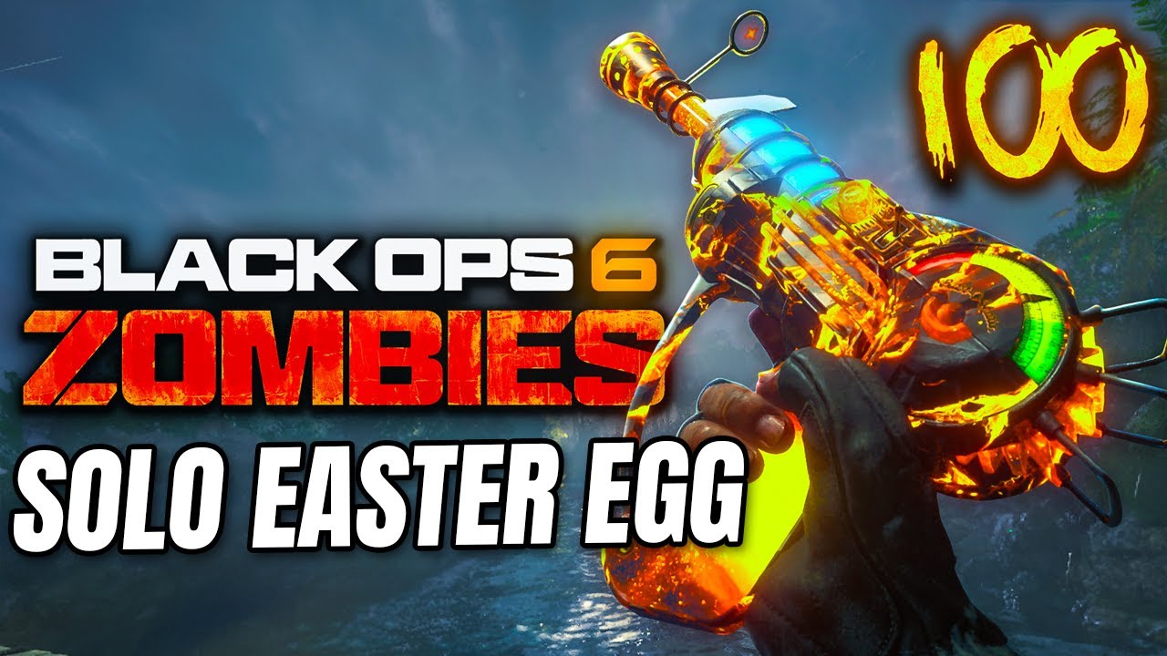 BLACK OPS 6 ZOMBIES - "TERMINUS" SOLO EASTER EGG GUIDE GAMEPLAY!