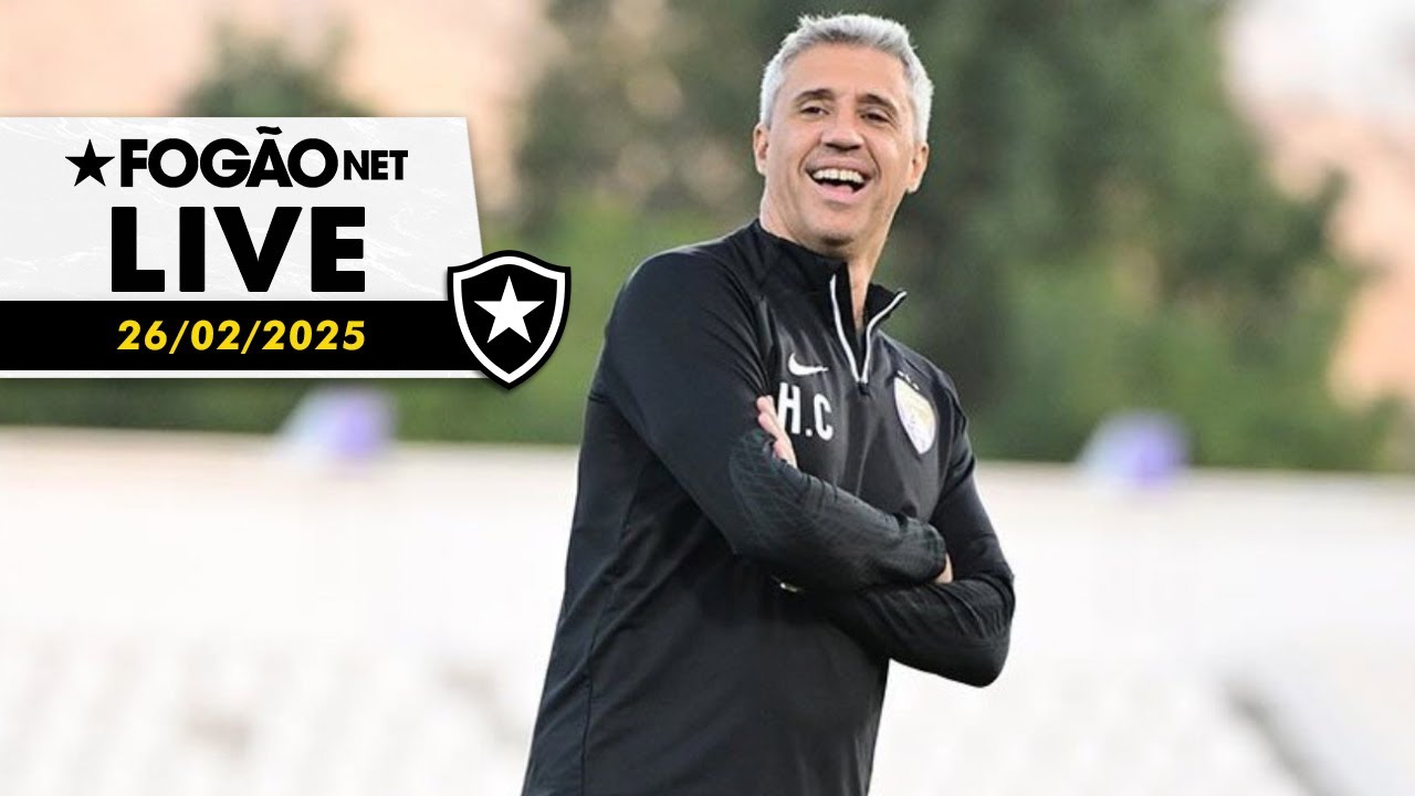 LIVE | Botafogo tem reunião com Hernán Crespo; Roberto Mancini também segue na briga