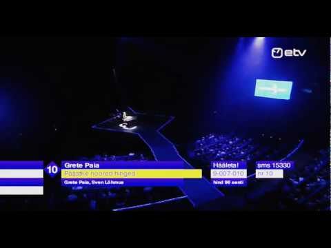 Grete Paia - Päästke noored hinged @ Eesti Laul 2013 [Eurovision] (Grand Final) [live]