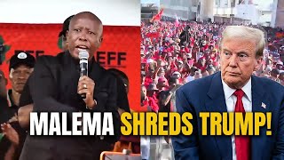 Julius Malema’s EXPLOSIVE Message to Trump Sends Shockwaves Worldwide!