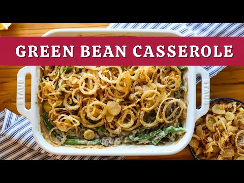 FRESH Green Bean Casserole Recipe from Scratch 🫛