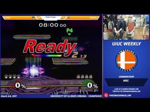 [Smashing Illini Weekly] Carso (Marth) vs. Liberate (Doctor Mario) SSBM Singles