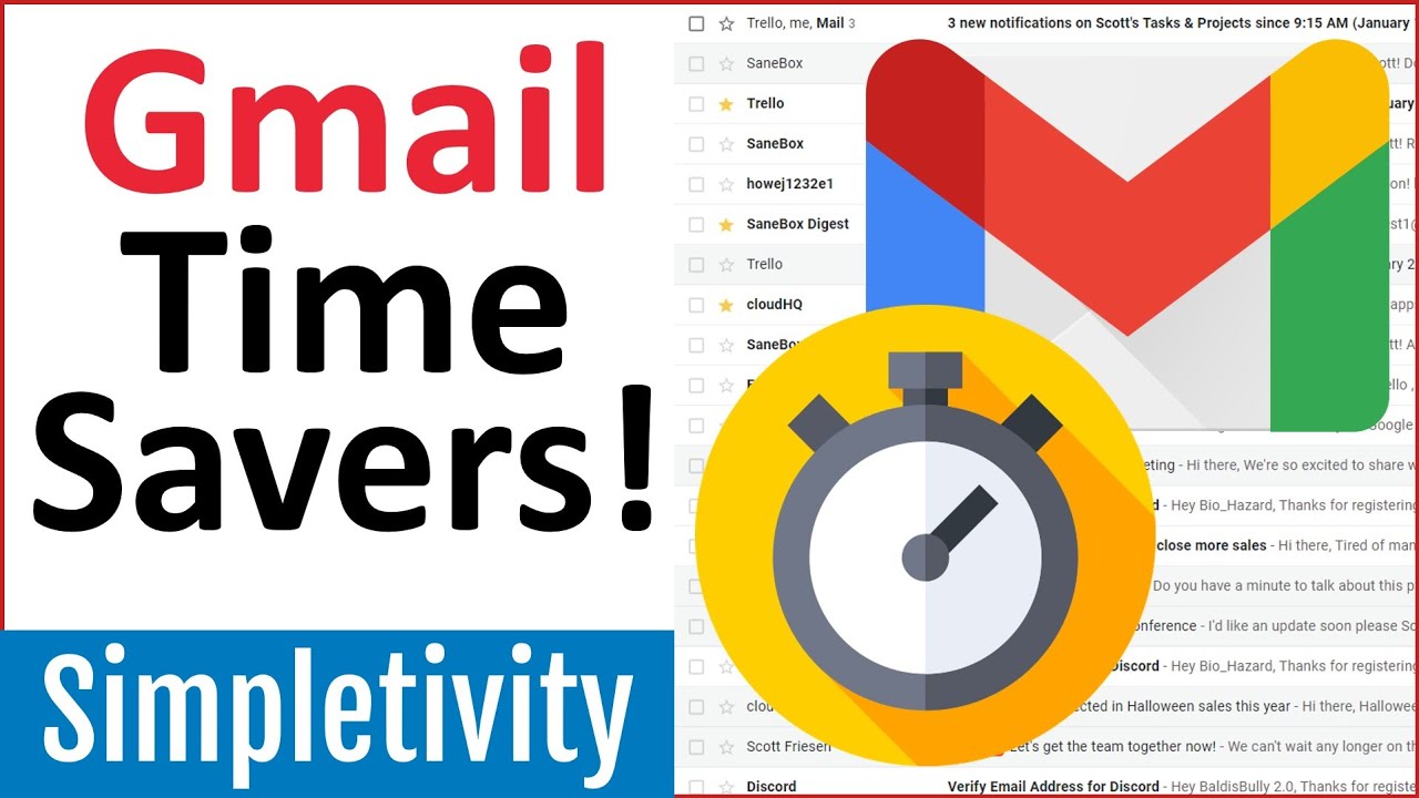 ✉ Top 5 Time Saving Tips in Gmail