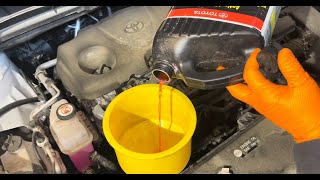 2021-2025 Toyota Sienna Hybrid Engine Coolant Drain And Fill Instructions
