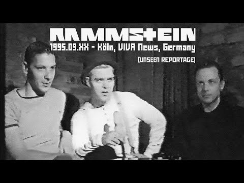 Rammstein - 1995.09.XX - Köln, VIVA News, Germany [UNSEEN REPORTAGE]