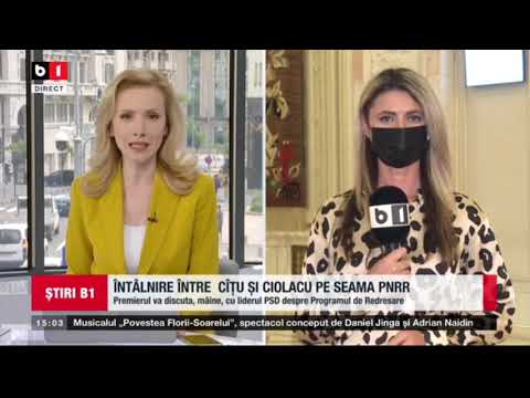 STIRI B1 ORA 15.00 DIN 19 MAI 2021 - 600 DE MILIOAE DE EURO DIN PNRR PENTRU METROU