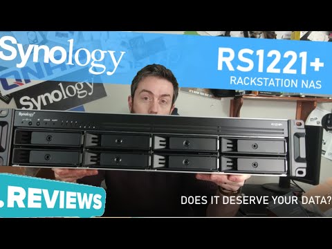 Synology Sinologija | Rack NAS | RS1221+ | Iki 8 HDD/SSD Hot-Swap | AMD Ryzen | „Ryzen V1500B Quad Core“ | Procesoriaus dažnis 2,2 GHz | 4 GB | DDR4 video