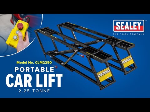 Effortless Vehicle Lifting | Sealey CLM2250 Portable Car Lift in Action