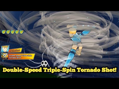 New Skill Ryoma Hino: Double-Speed Triple-Spin Tornado Shot! Captain Tsubasa Dream Team