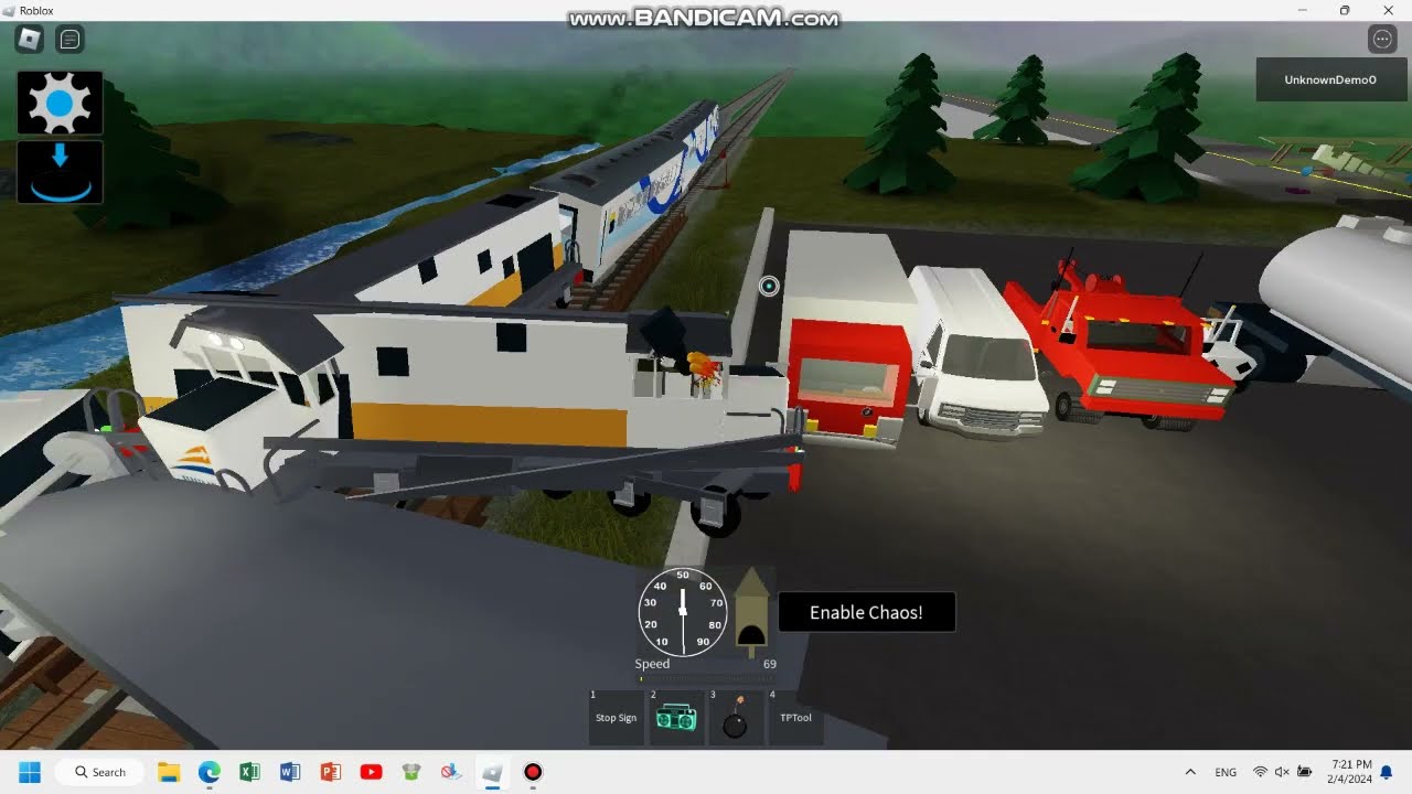 Roblox Car vs Train: Indonesian Train Crash