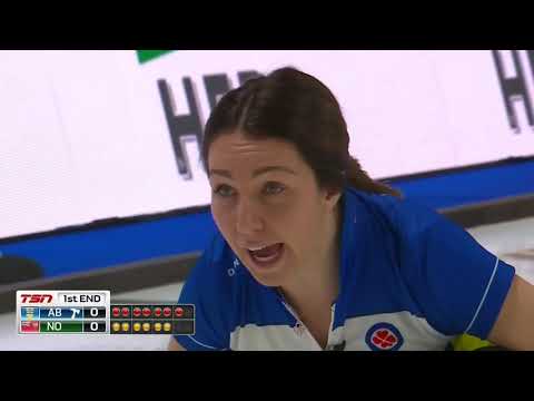 2020 Scotties Tournament of Hearts - Walker (AB) vs. McCarville (NO) - Draw 12