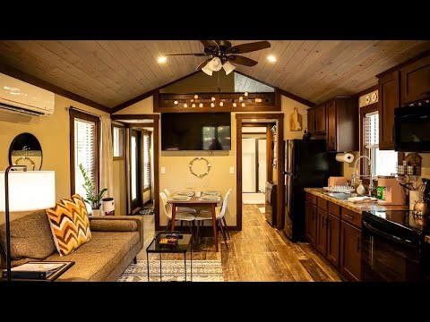 Amazing Rustic Woody Tiny Home Features All The Comforts Of Home