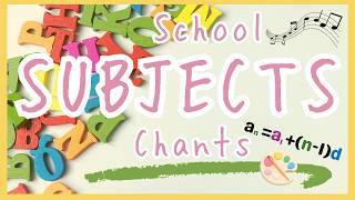 Learn School Subjects in English | Fun Chant for Kids