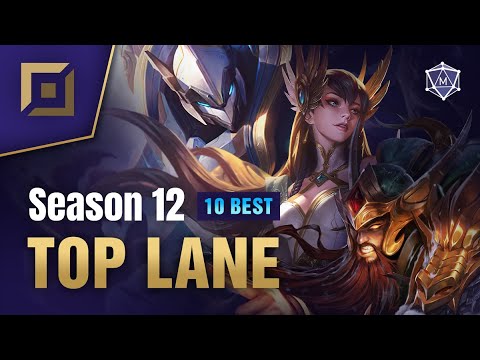 10 Best Top Lane Champions to Play in Season 12 | Mobalytics Ft. Vale
