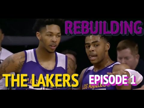 NBA 2K17 MyLEAGUE Rebuilding the Los Angeles Lakers Episode 1: Intro