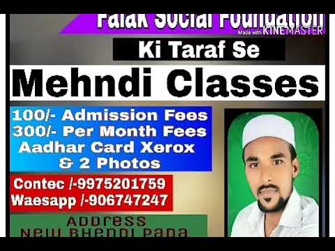 Falak mehandi Classes 9067472476