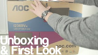 Video thumbnail for AOC I2369VM 23 inch IPS Monitor Unboxing & First Look by CWTech