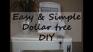 DOLLAR TREE DIY // FARMHOUSE DECOR //