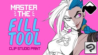 Clip Studio Paint Tutorial 🎓 Master the Fill Tool (Colour faster and better)