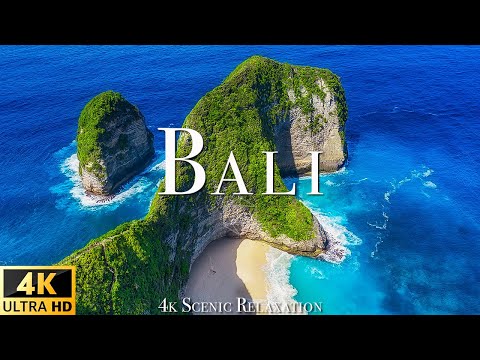 FLYING OVER BALI (4K UHD) - Relaxing Music Along With Beautiful Nature Videos - 4K Video Ultra HD