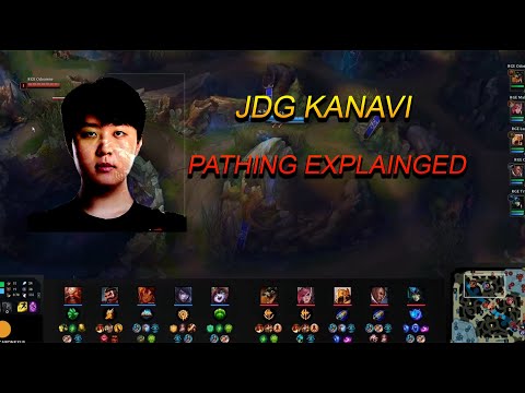 JDG Kanavi Jungle Pathing Explained And Used  | JDG | junglepathing | worlds2022 | jungleinvade