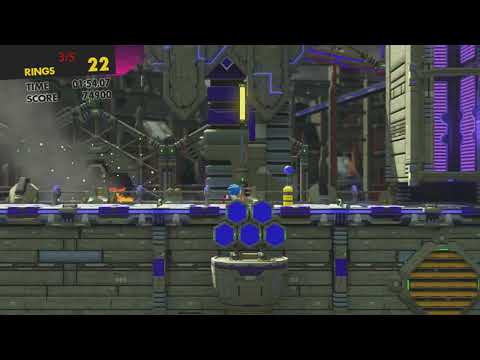 Sonic Forces - Stage 28 All Red Star RIngs Iron Fortress (Eggman Empire Fortress)