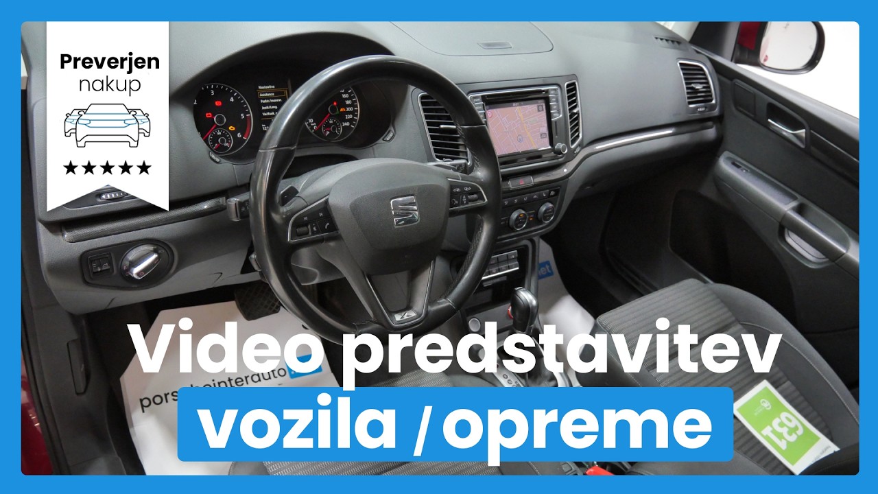 Seat Alhambra 2.0 TDI DSG XCELLENCE - VL.NAPRAVA - MEMORY