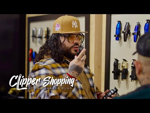 Victorino Stylo Goes Clipper Shopping at The Barber Plug