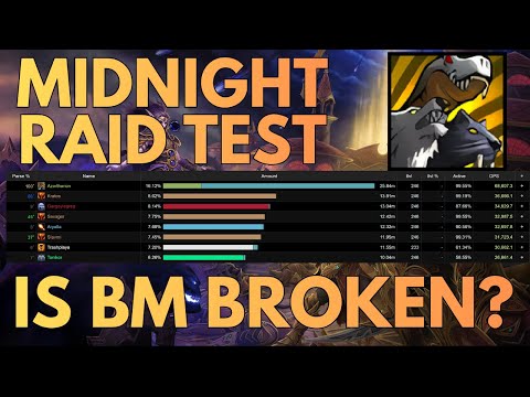 BM Hunter DPS is INSANE on Midnight Beta | Heroic Raid Testing