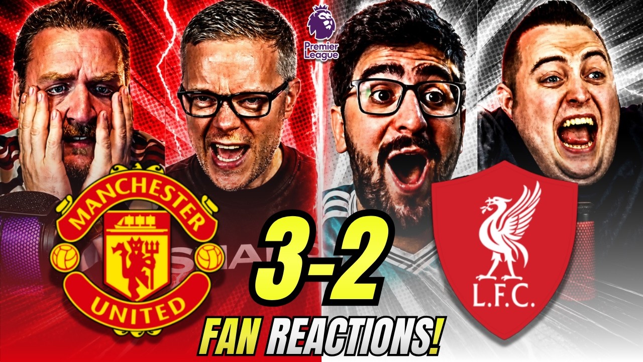 Man United & Liverpool Fans Reactions to Man United 3-2 Liverpool | Premier League Fan Reactions