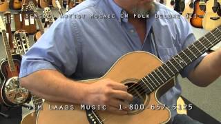 Video thumbnail for Seagull Artist Mosaic CW Folk Deluxe QII Acoustic Guitar Video Demo by jimlaabsmusic