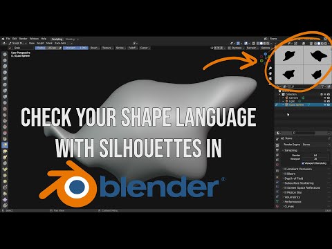 Quick Blender Tip - Silhouette View