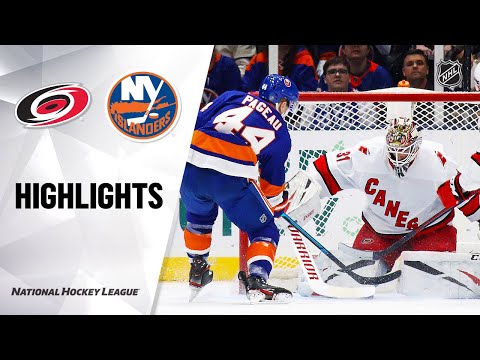NHL Highlights | Hurricanes @ Islanders 03/07/2020
