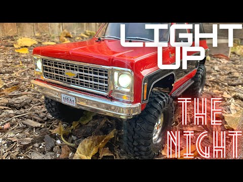 TRAXXAS Chevy Blazer Light Kit Install | TRX-4 Light Up The Night