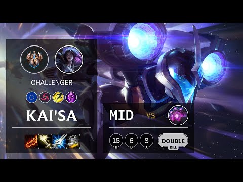 Kai'Sa Mid vs Vel'Koz - EUW Challenger Patch 10.16