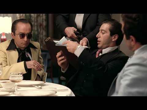 Der Pate - Michael Corleone's treffen mit Moe Greene * Al Pacino * Alex Rocco *