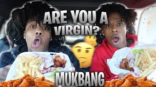 AMERICAN DELI MUKBANG FT PAPPIIQ😋🍽 | AM I A VIRGIN??😳