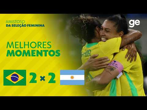 Gols e melhores lances de Brasil x Argentina