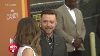 Jessica Biel tells us that Justin Timberlake is a SURPRISE cast member in Candy