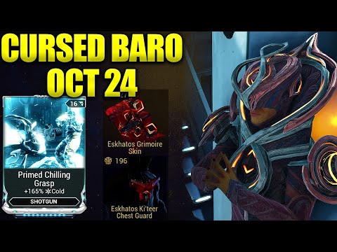 Cursed Baro Ki'Teer Is Back! More Cosmetics & Primed Mods October 24!