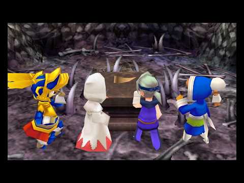 Final Fantasy III Gameplay Walkthrough Part 14 - Cave of Shadows and Doga's Grotto