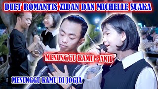 Download lagu MENUNGGU KAMU - ANJI (COVER) ZIDAN ft MICHELLE SUAKA mp3