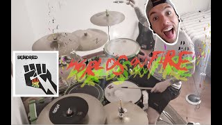Skindred Worlds On Fire ( DRUM COVER )